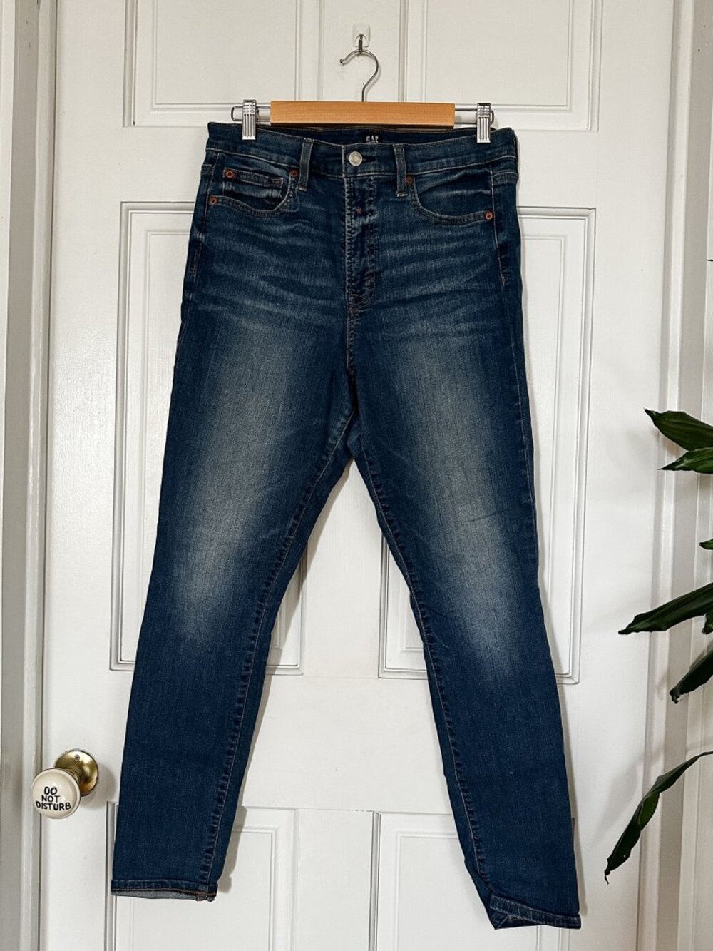 GAP True Skinny Stretch Jeans Medium Wash Women's Size 30